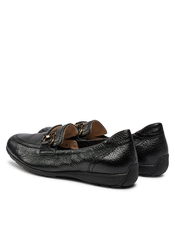 Caprice Caprice Loafersy 9-24654-42 Czarny