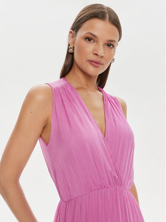 Haveone Haveone Sukienka letnia AFF-L010 Różowy Regular Fit