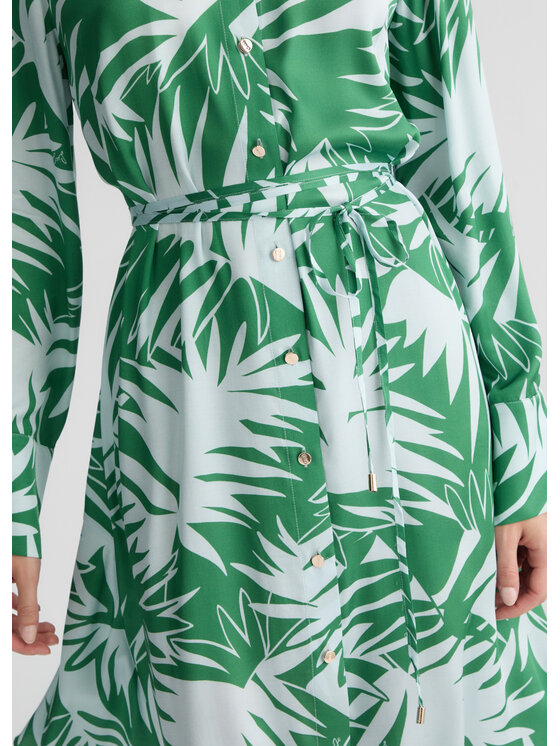 Liu Jo Liu Jo Vestito da giorno CA53 Verde Regular Fit