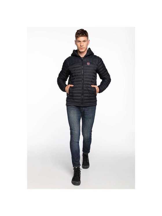 Fjällräven Fjällräven Kurtka przejściowa ken Expedition Lätt Hoodie M F86119-550 Czarny Classic Fit