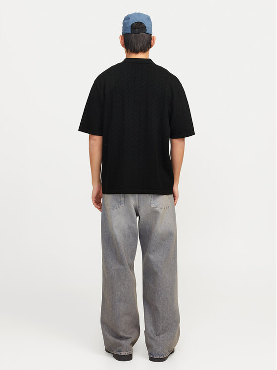 Jack & Jones Jack & Jones Ing Tyler 12272863 Fekete Loose Fit
