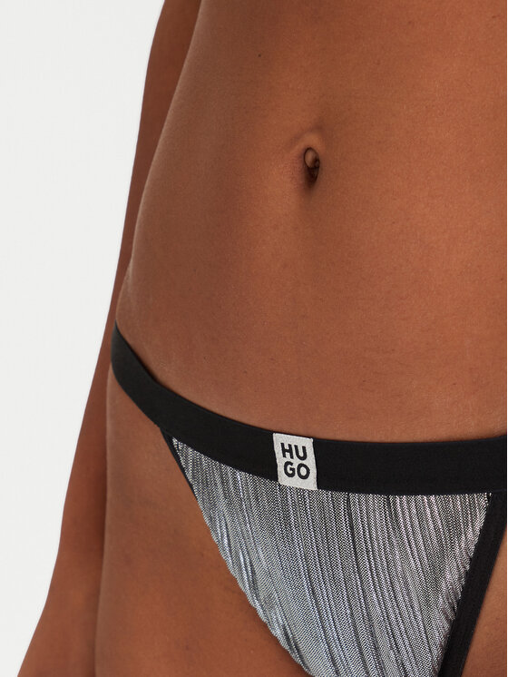 HUGO HUGO Stringi Plisse 50549896 Sudraba