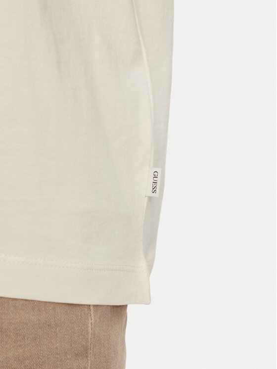 Guess Guess Tricou M4BI78 K8FQ4 Écru Oversize