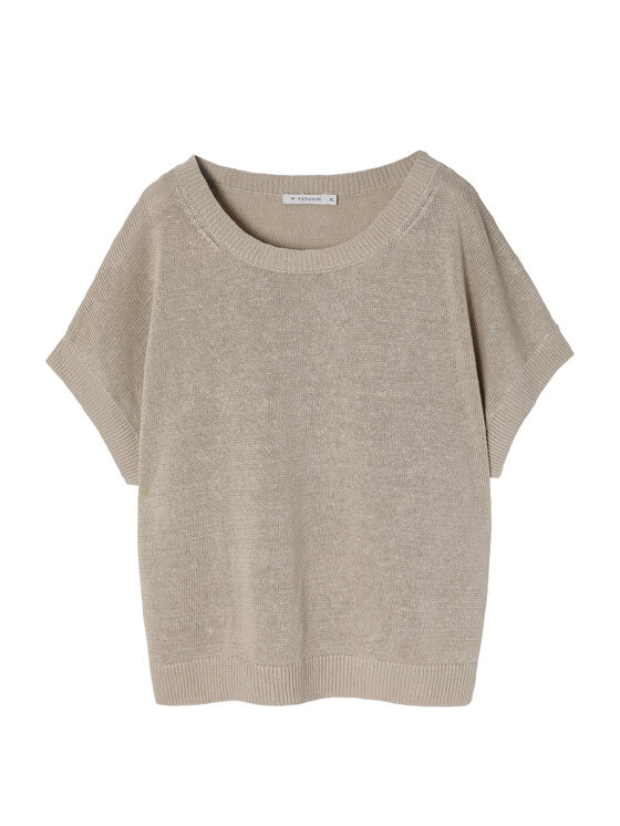 TATUUM TATUUM Sweter LIMIKO Beżowy Classic Fit