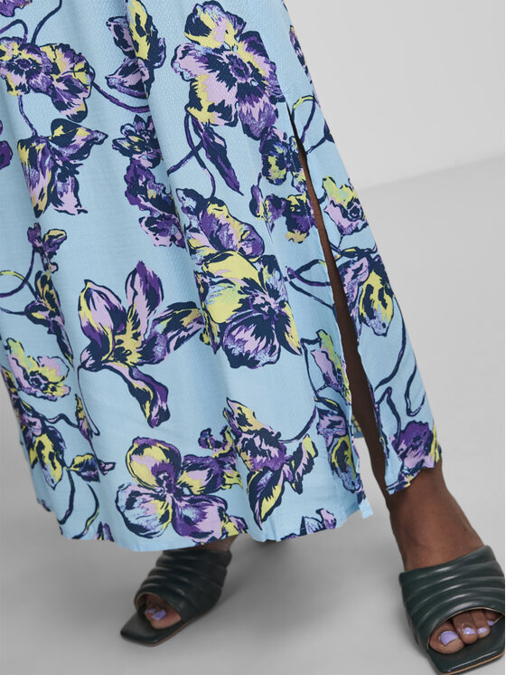 YAS YAS Maxi suknja 26026340 Plava Regular Fit