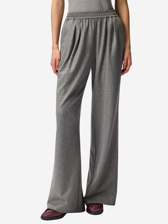 PINKO PINKO Bryczesy Ramona pantalone flanella Szary Regular Fit