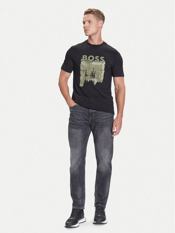 BOSS BOSS T-Shirt C-Thompson 214 50543916 Czarny Regular Fit