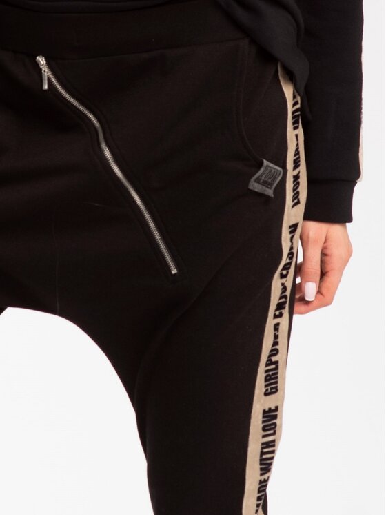 Look Made With Love Look Made With Love Spodnie dresowe Look834 Salsa Czarny Baggy Fit