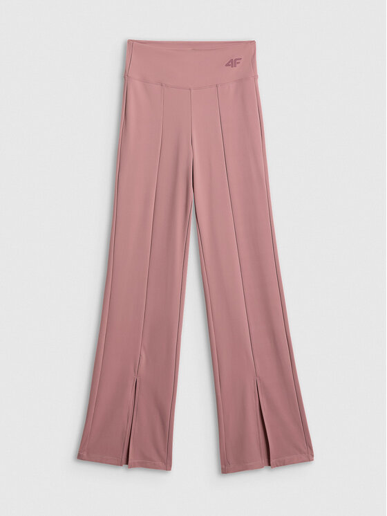 4F 4F Spodnie dresowe ATHLETIC ALLURE Różowy jasny Slim Fit