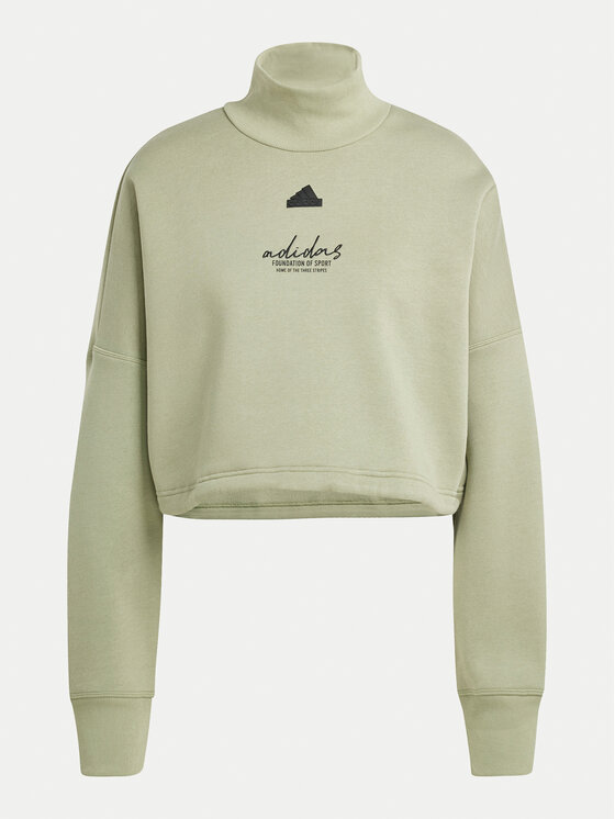 adidas adidas Μπλούζα Signature Graphic JE3899 Πράσινο Loose Fit