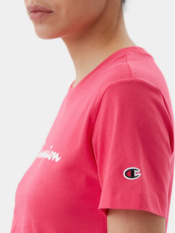 Champion Champion T-Shirt 118090 Koralowy Slim Fit