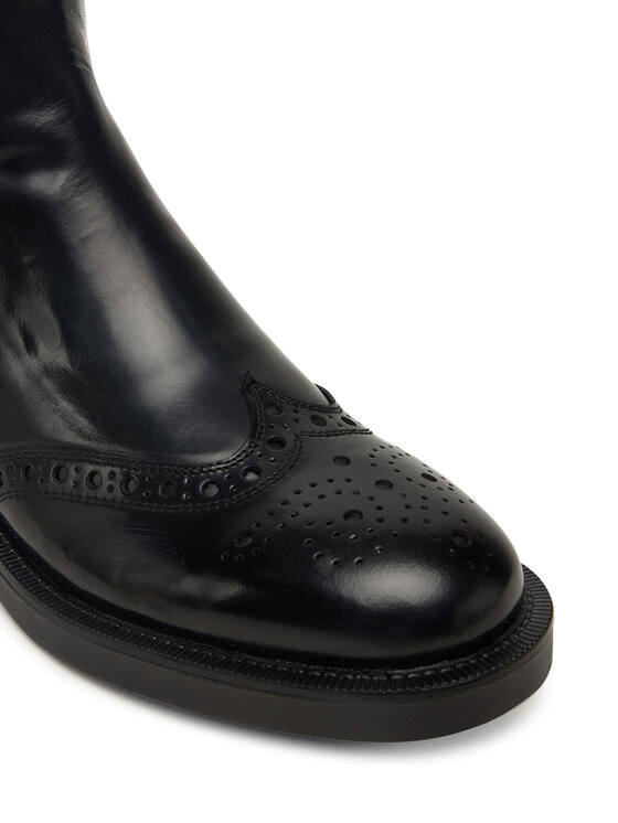 Tommy Hilfiger Tommy Hilfiger Ghete Jodhpur Brogue Boot FW0FW09151 Negru