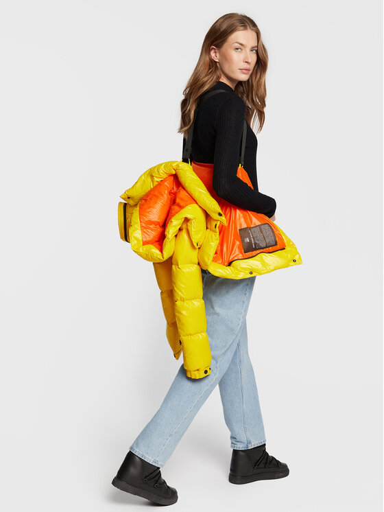 Add Add Daunenjacke 6AW771 Gelb Regular Fit