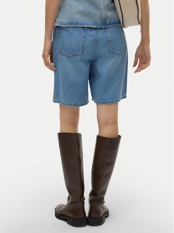 Vero Moda Vero Moda Szorty jeansowe Villa 10326196 Niebieski Loose Fit