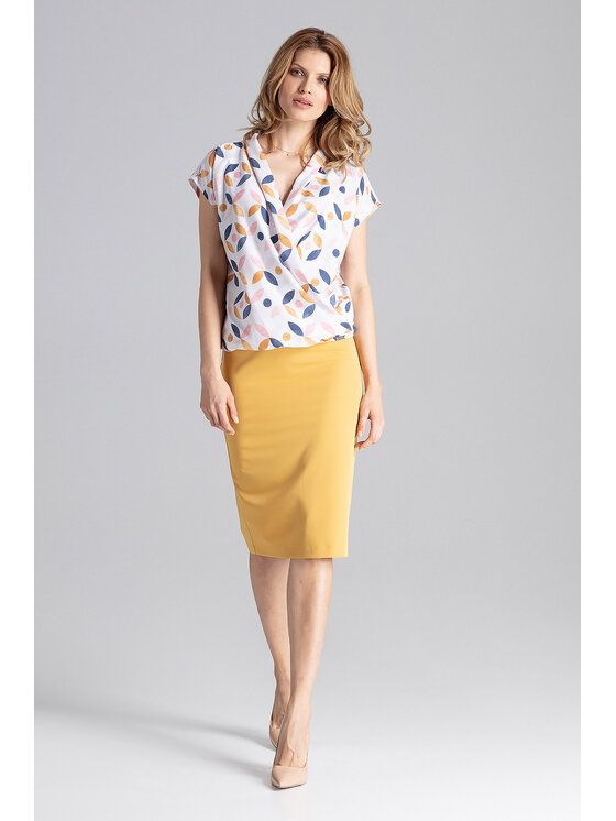 FIGL FIGL Blúzka M652 Farebná Regular Fit