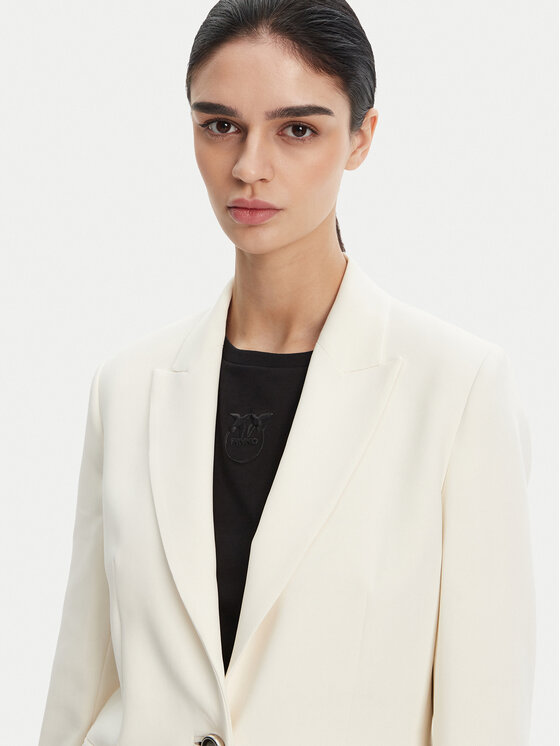 PINKO PINKO Giacca da abito 104930 A213 Bianco Regular Fit