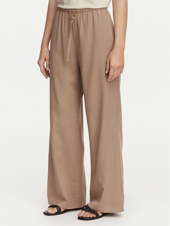 ONLY Spodnie materiałowe Laris 15364313 Beżowy Relaxed Fit