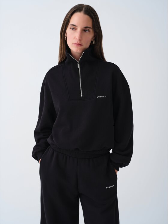 La Mania La Mania Bluza BRISA Czarny Oversize