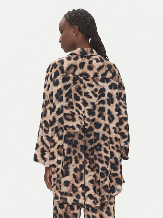 LOLA CASADEMUNT LOLA CASADEMUNT Hemd LS2515033 Braun Relaxed Fit