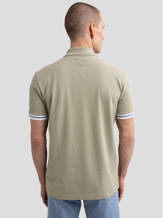 BIG STAR BIG STAR Polo POLOER_300_150 Zielony Basic Fit
