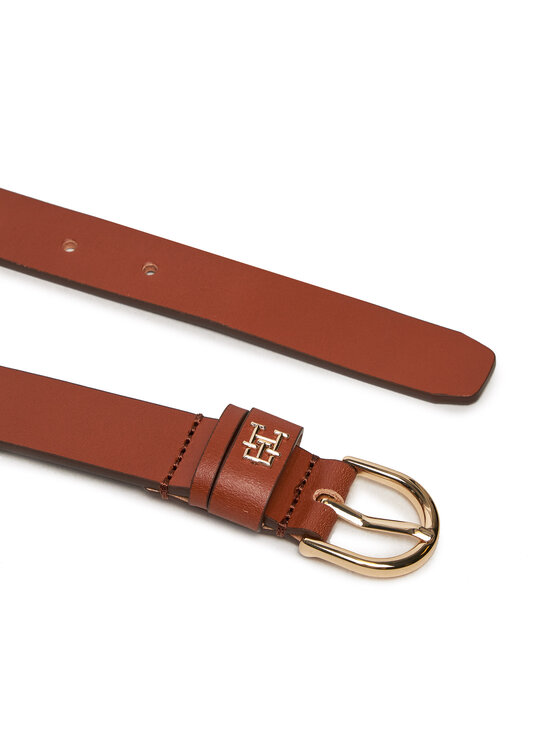 Tommy Hilfiger Tommy Hilfiger Жіночий ремінь Essential Effortless 2.5 Gold AW0AW16798 Коричневий
