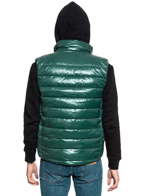 Wrangler Wrangler Smanicato PUFFER VEST Verde Regular Fit