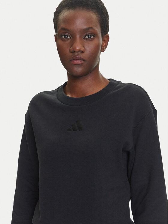 adidas adidas Pulóver ALL SZN French Terry JJ1259 Fekete Regular Fit