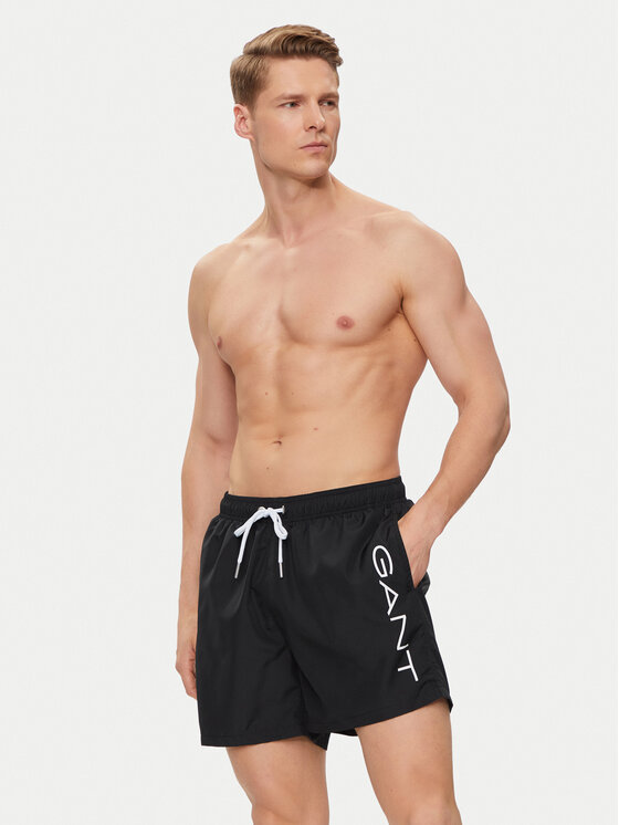 Gant Gant Plavecké šortky 920006300 Černá Regular Fit