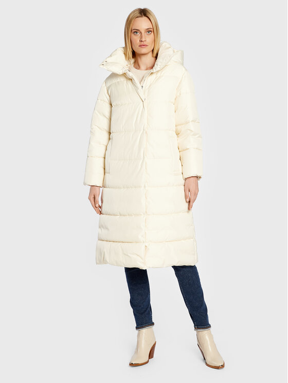 Trussardi Trussardi Zimní bunda 56S00792 Écru Relaxed Fit