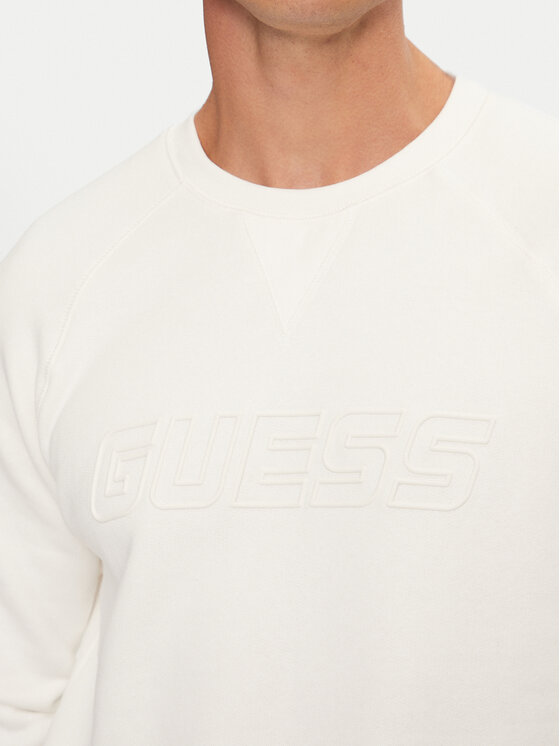 Guess Guess Felpa New Aldwin Z4YQ16 K9V31 Écru Regular Fit