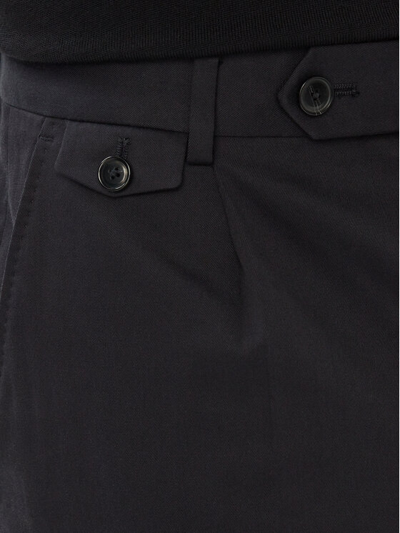 BOSS BOSS Spodnie materiałowe H-Perin 50567533 Granatowy Tapered Fit