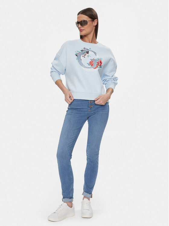 Guess Guess Džinsai W4RA28 D5903 Mėlyna Skinny Fit