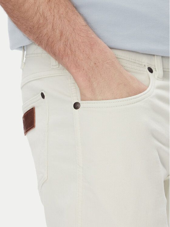 Wrangler Wrangler Jeansy Greensboro 112362435 Beżowy Straight Fit