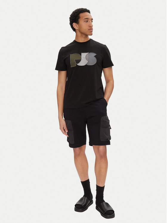 Parajumpers Parajumpers T-Shirt Leland 25SMPMTSGT09 Černá Regular Fit