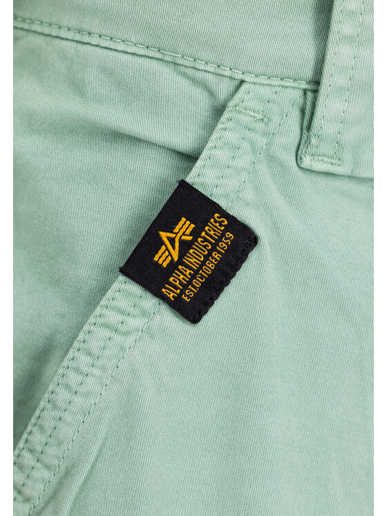 Alpha Industries Alpha Industries Spodnie cargo Task Force Pant Zielony Tapered Fit