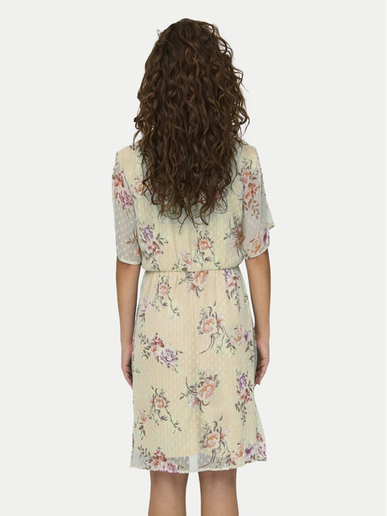 ONLY ONLY Vsakodnevna obleka Aida 15319705 Écru Regular Fit