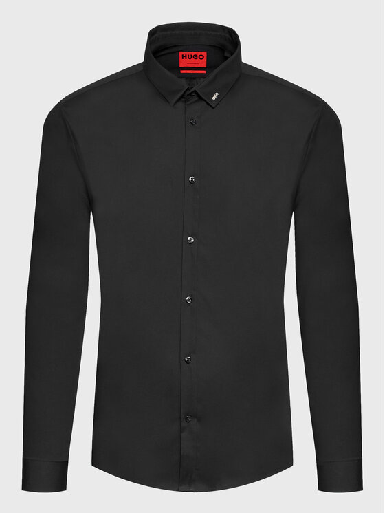 HUGO Hugo Hemd Ero3 50475678 Schwarz Extra Slim Fit