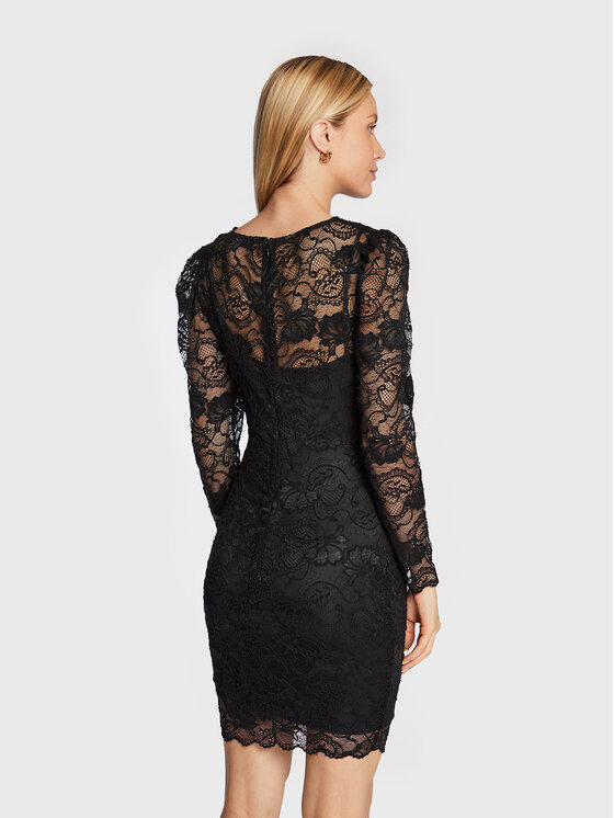 Guess Robe de cocktail Jade W2BK47 KBE10 Noir Slim Fit | Modivo.fr
