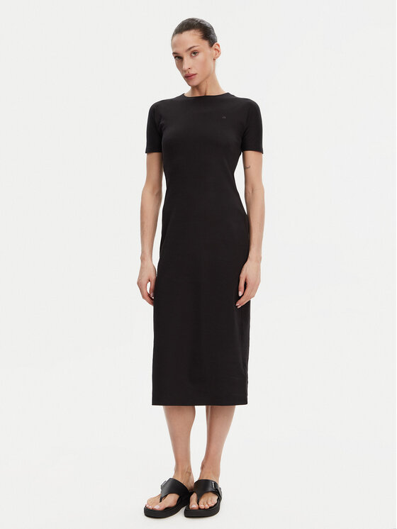 Calvin Klein Calvin Klein Rochie de zi K20K208299 Negru Slim Fit
