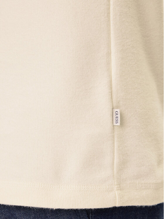 Guess Jeans Guess Jeans Longsleeve M4BI77 KCII1 Écru Regular Fit