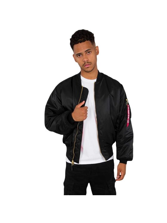 Alpha Industries Alpha Industries Bunda bomber AI.100101 Černá Regular Fit