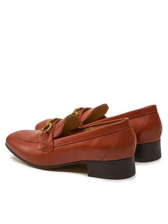 GINO ROSSI Gino Rossi лоуфъри с дебела подметка 81200 Червен