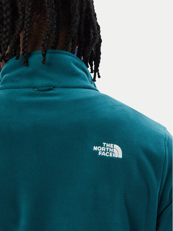 The North Face The North Face Fleecová mikina Glacier NF0A8D0R Tyrkysová Regular Fit