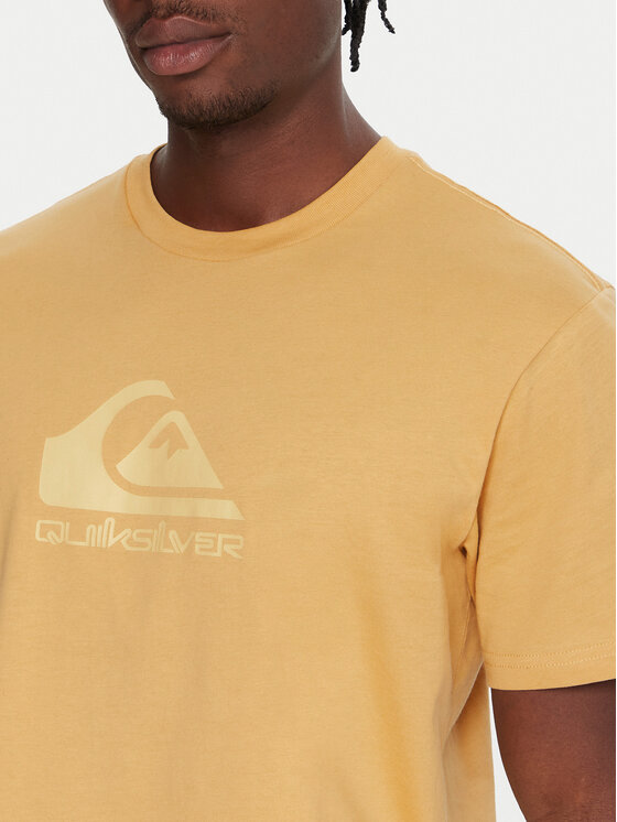 Quiksilver Quiksilver T-Shirt Ev Comp Logo EQYZT08182 Żółty Regular Fit