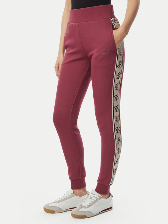 Guess Guess Dressipüksid V2YB15 KB3P2 Tumeroosa Regular Fit