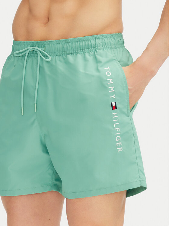 Tommy Hilfiger Tommy Hilfiger Peldšorti UM0UM03258 Zaļš Regular Fit