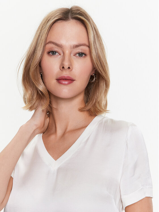Liu Jo Liu Jo T-shirt WA3146 T3378 Bianco Regular Fit