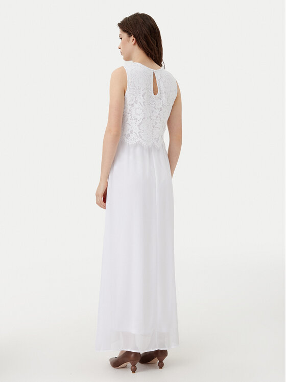 Vila Vila Coctailkleid Milina 14100341 Weiß Regular Fit