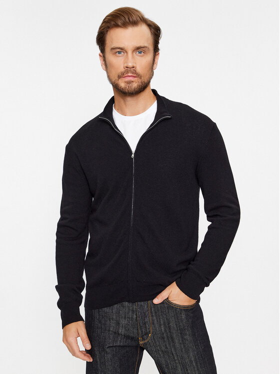 United Colors Of Benetton Pulover 1002U500R Negru Regular Fit