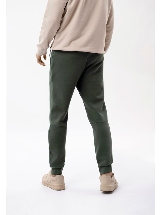 Volcano Volcano Spodnie dresowe N-BASO Zielony Regular Fit